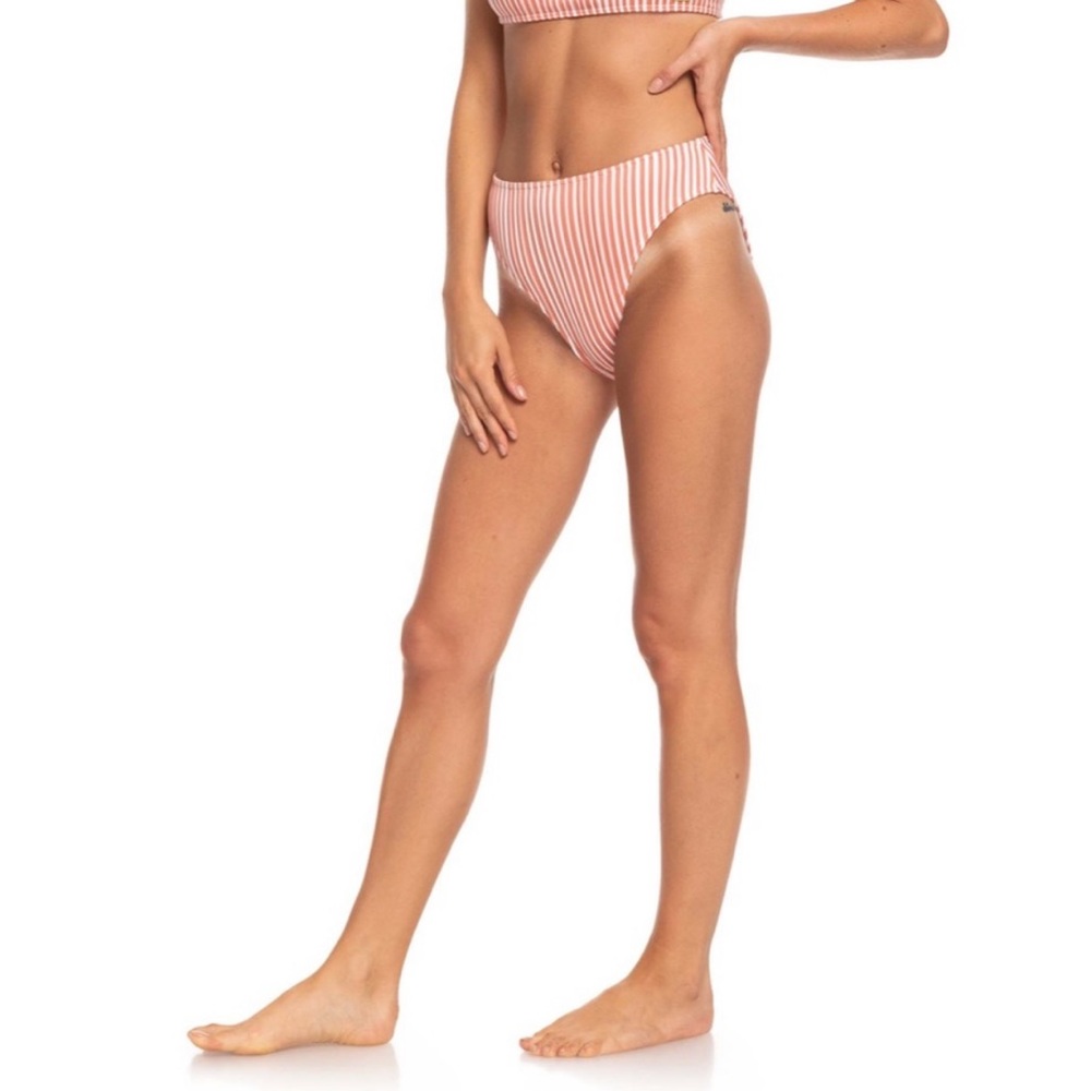 NWOT Roxy High Leg Bikini Bottoms Size Large